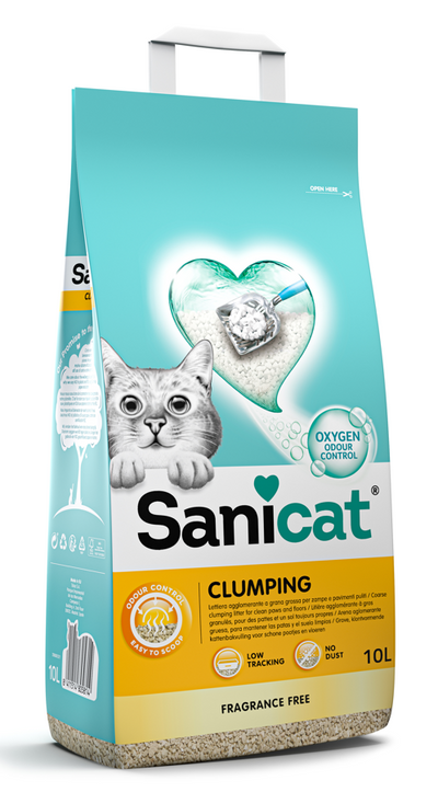 Sanicat Clumping Unscented 10L