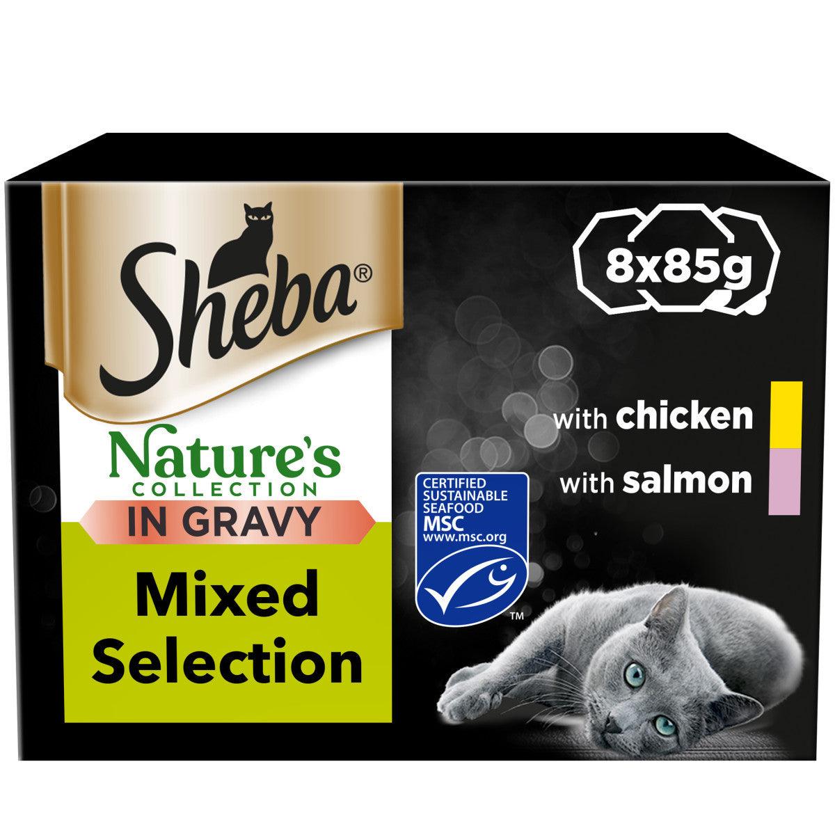 Sheba Nature's Collection Mixed In Gravy 8X85G - Ormskirk Pets