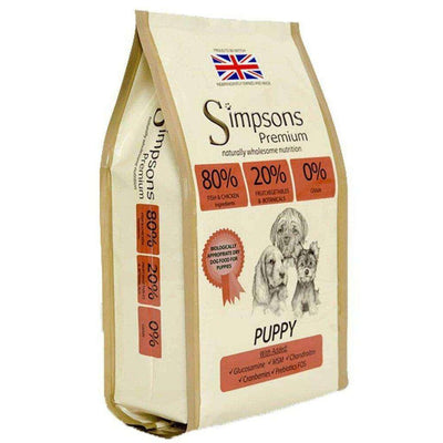 Simpsons 80/20 Puppy 2kg - Ormskirk Pets