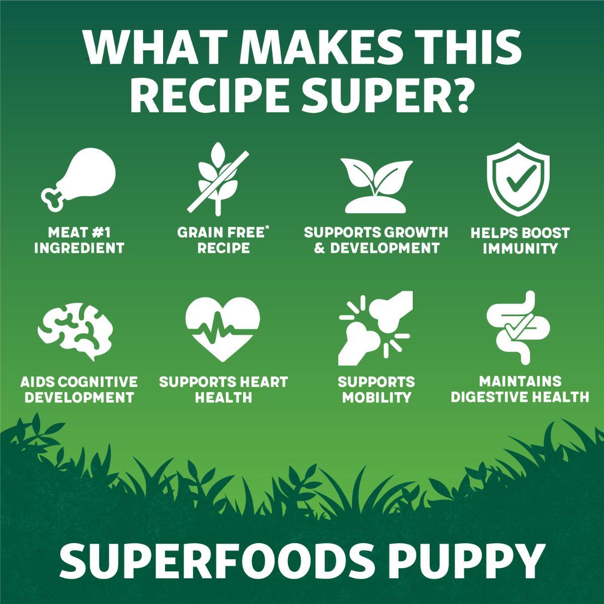 HARRINGTONS COMPLETE PUPPY SUPERFOODS GRAIN FREE CHICKEN & VEG 1.7KG