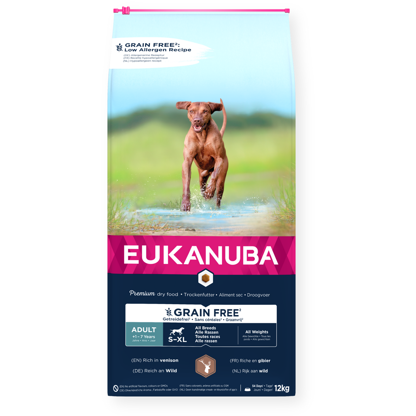 EUKANUBA ADULT DOG GRAIN FREE VENISON 12KG