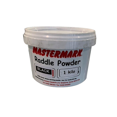 Mastermark Raddle Powder Black x 1kg - Ormskirk Pets