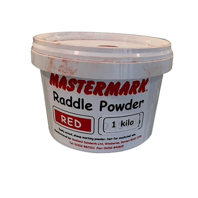 Mastermark Raddle Powder Red x 1kg - Ormskirk Pets