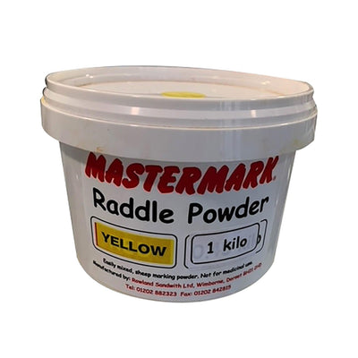 Mastermark Raddle Powder Yellow x 1kg - Ormskirk Pets