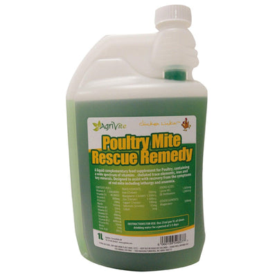 Agrivite Poultrymite Rescue Remedy 1ltr - Ormskirk Pets