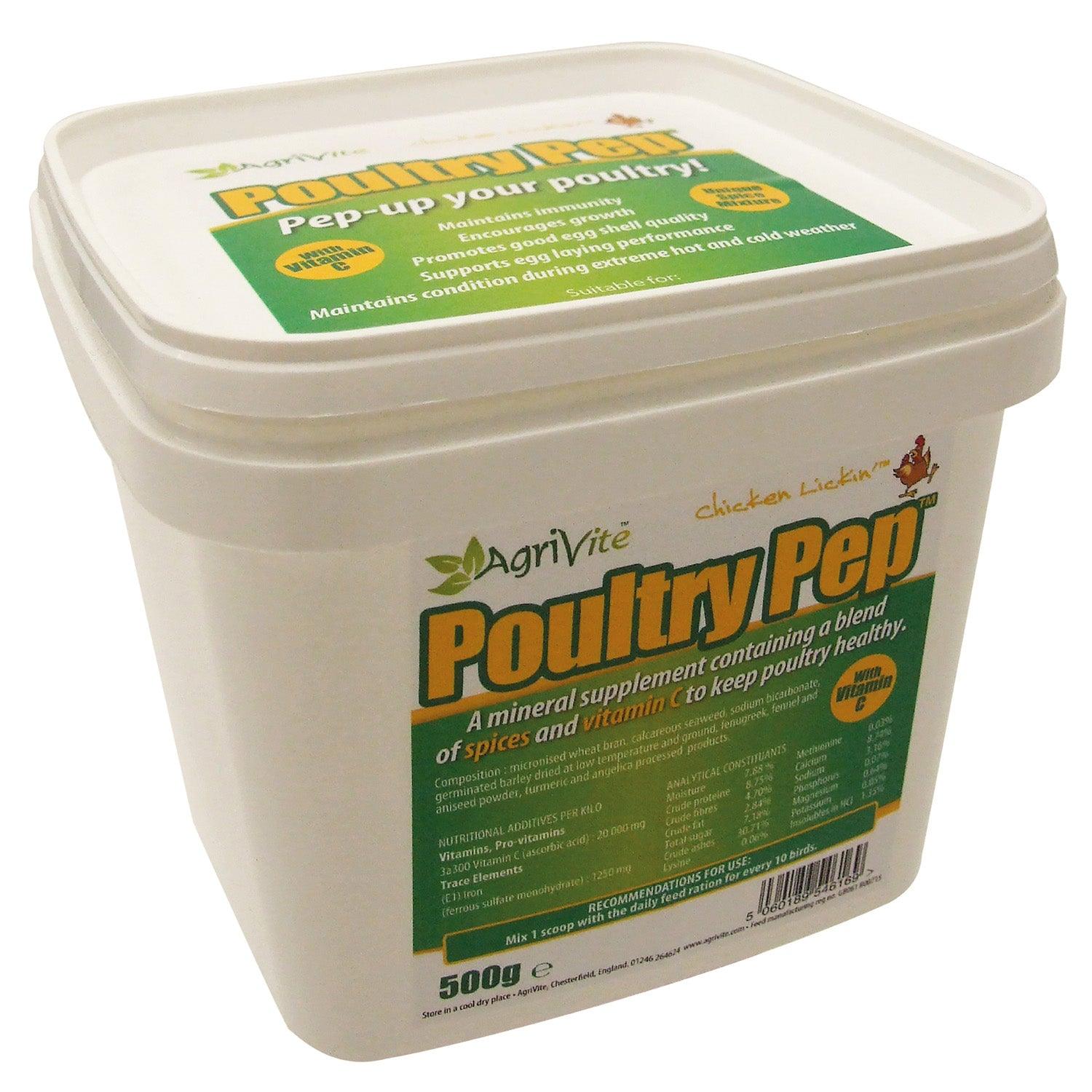 Agrivite Poultry Pep 500g - Ormskirk Pets