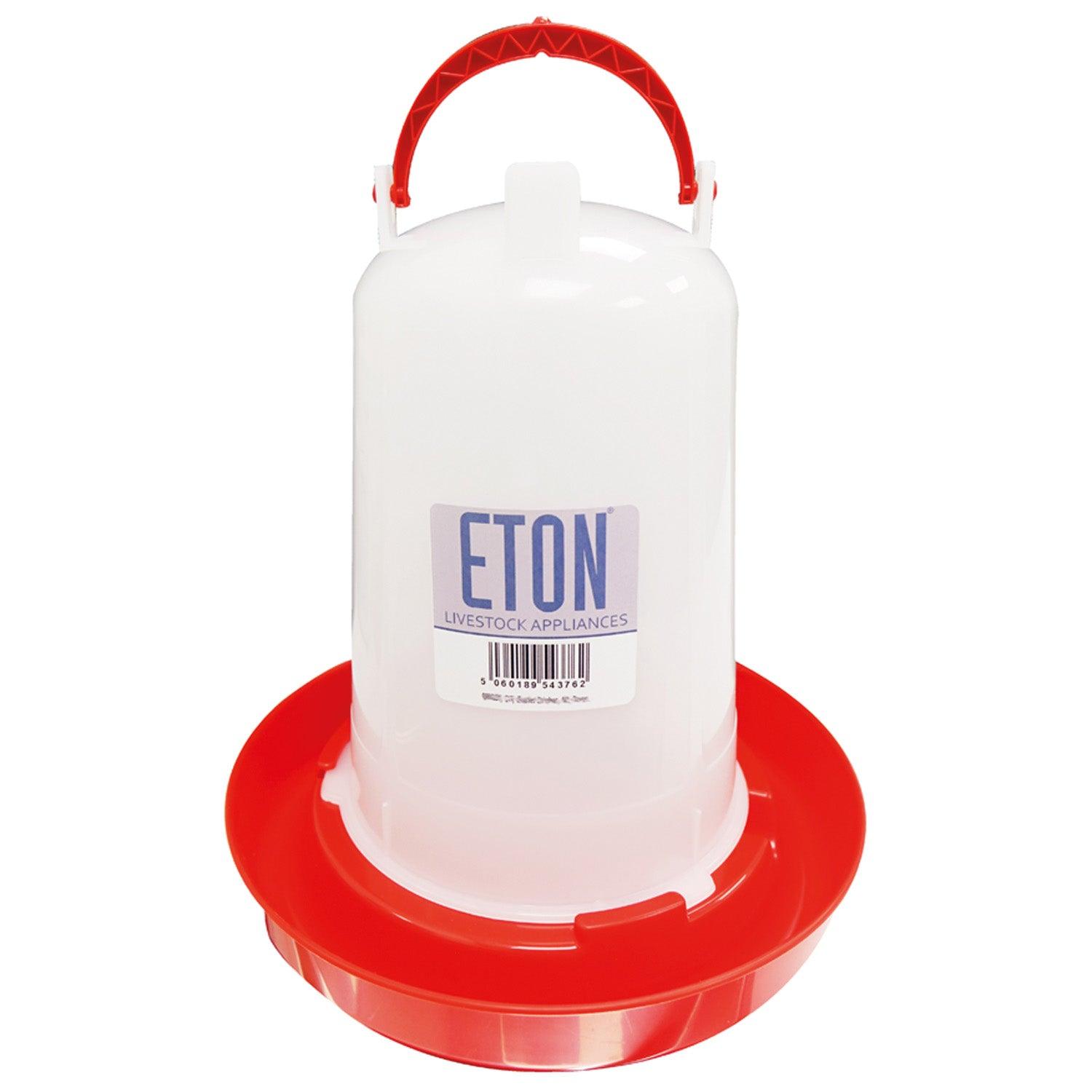 Eton Ts Poultry Drinker Red 1.5ltr - Ormskirk Pets