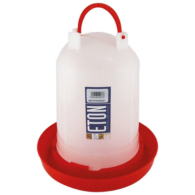 Eton Ts Poultry Drinker Red 6ltr - Ormskirk Pets