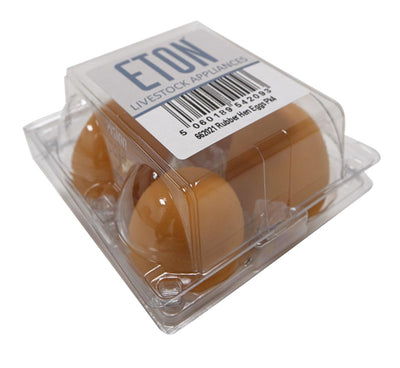 Eton Rubber Hen Egg 4 Pack - Ormskirk Pets