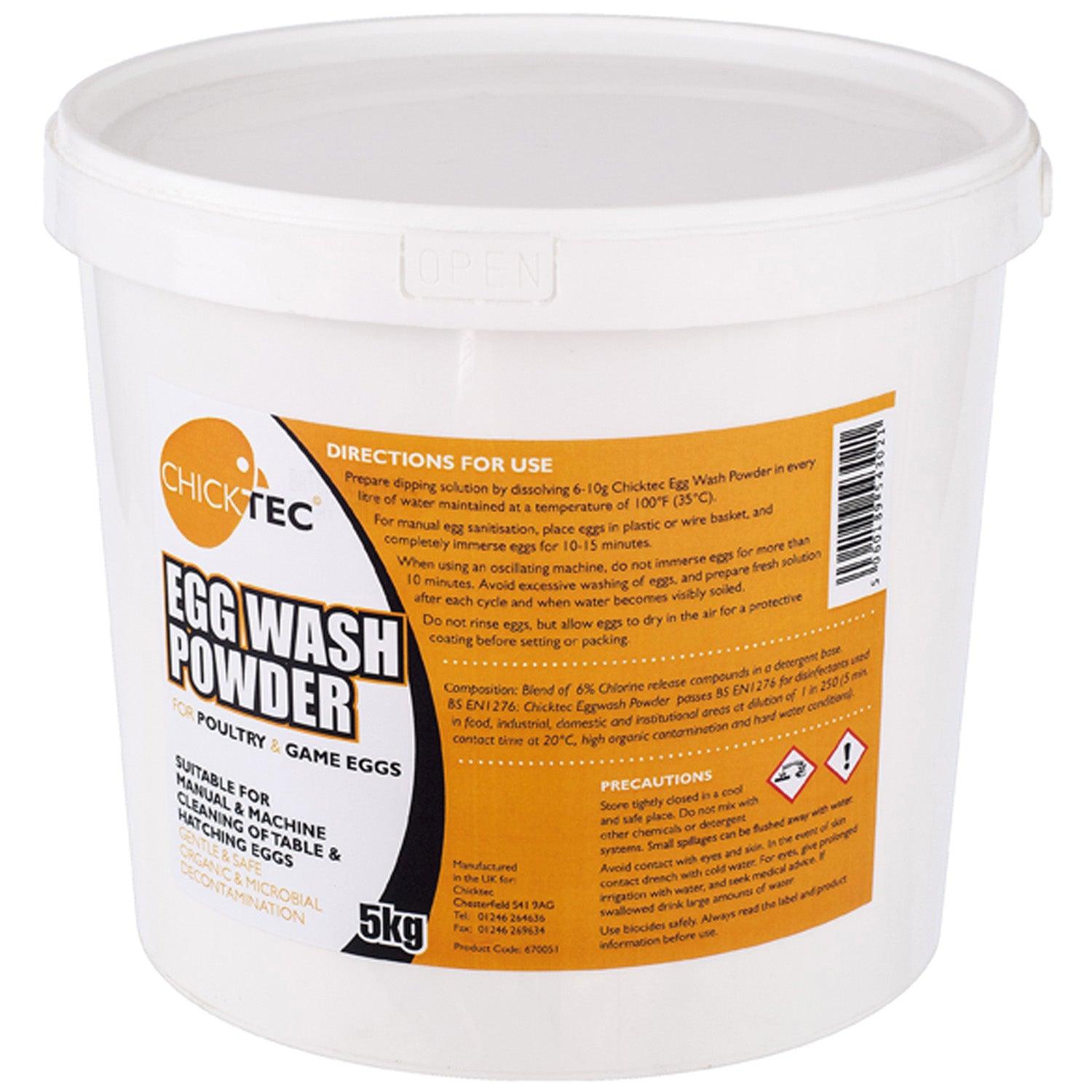 Chicktec Egg Wash Powder 5kg - Ormskirk Pets