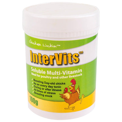 Agrivite Chicken Lickin Intervits Solublemultivits 100g - Ormskirk Pets