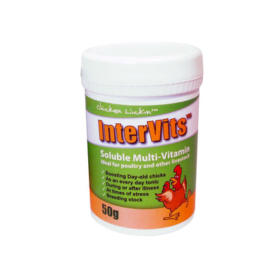 Agrivite Chicken Lickin Intervits Solublemultivits 50g - Ormskirk Pets