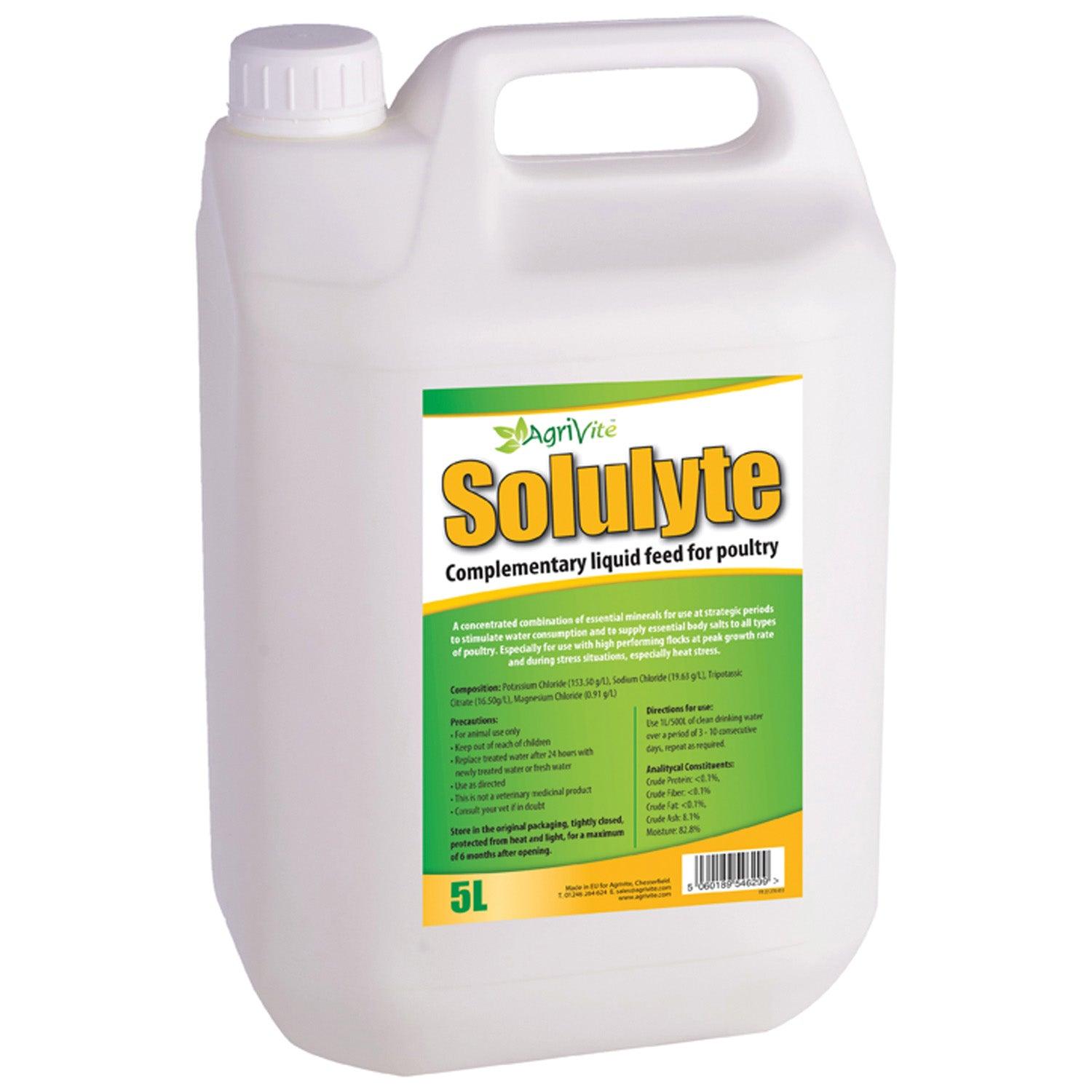 Agrivite Solulyte 5ltr - Ormskirk Pets