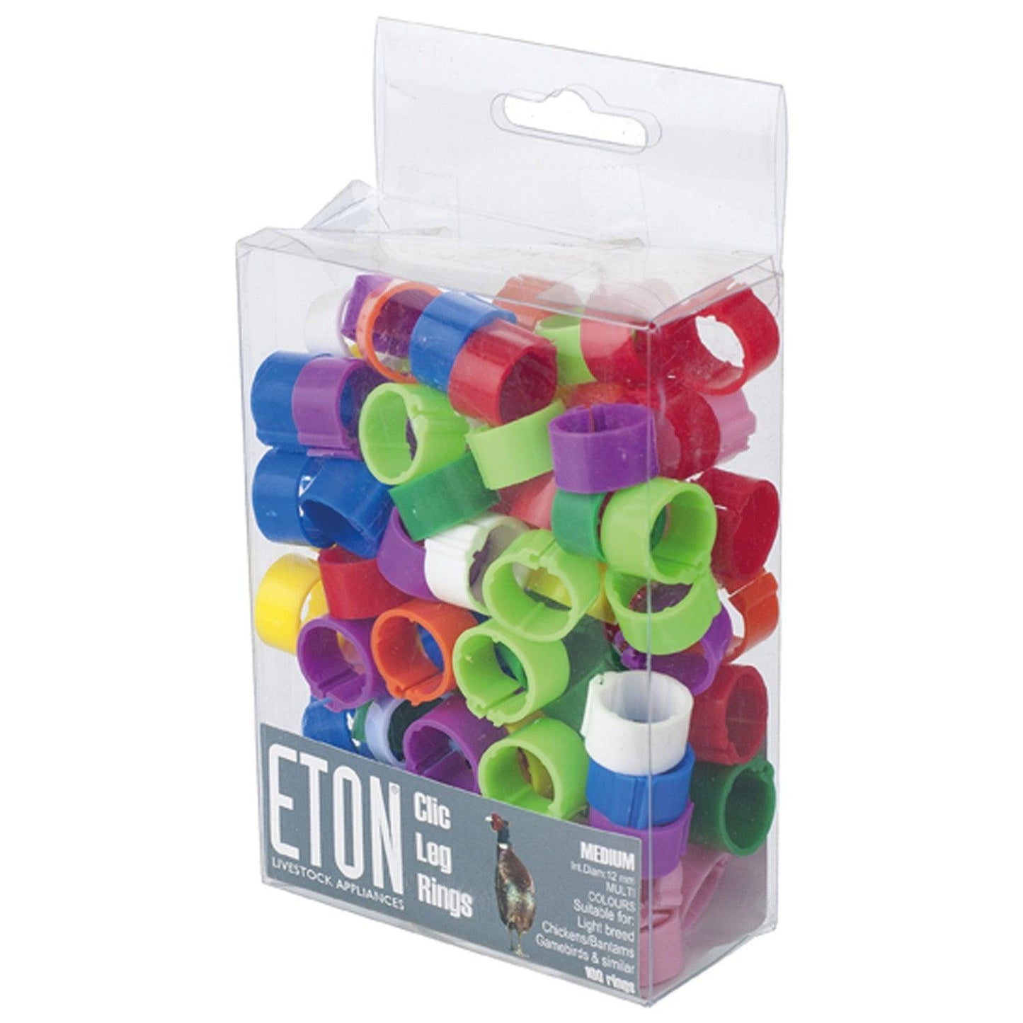 Eton Clic Leg Rings 100 Pack 12mm - Ormskirk Pets