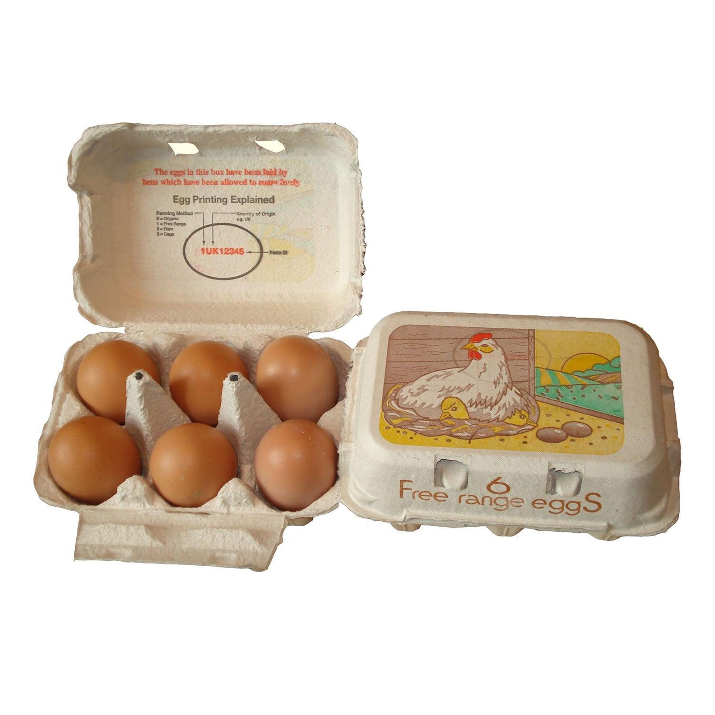 Eton Egg Box Free Range 260 Pack White - Ormskirk Pets