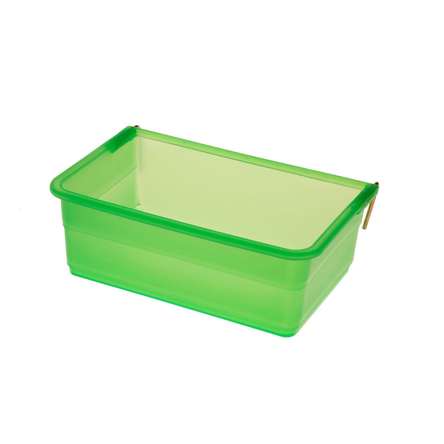 Eton Plastic Hook On Rectangle Cup Green 800ml - Ormskirk Pets