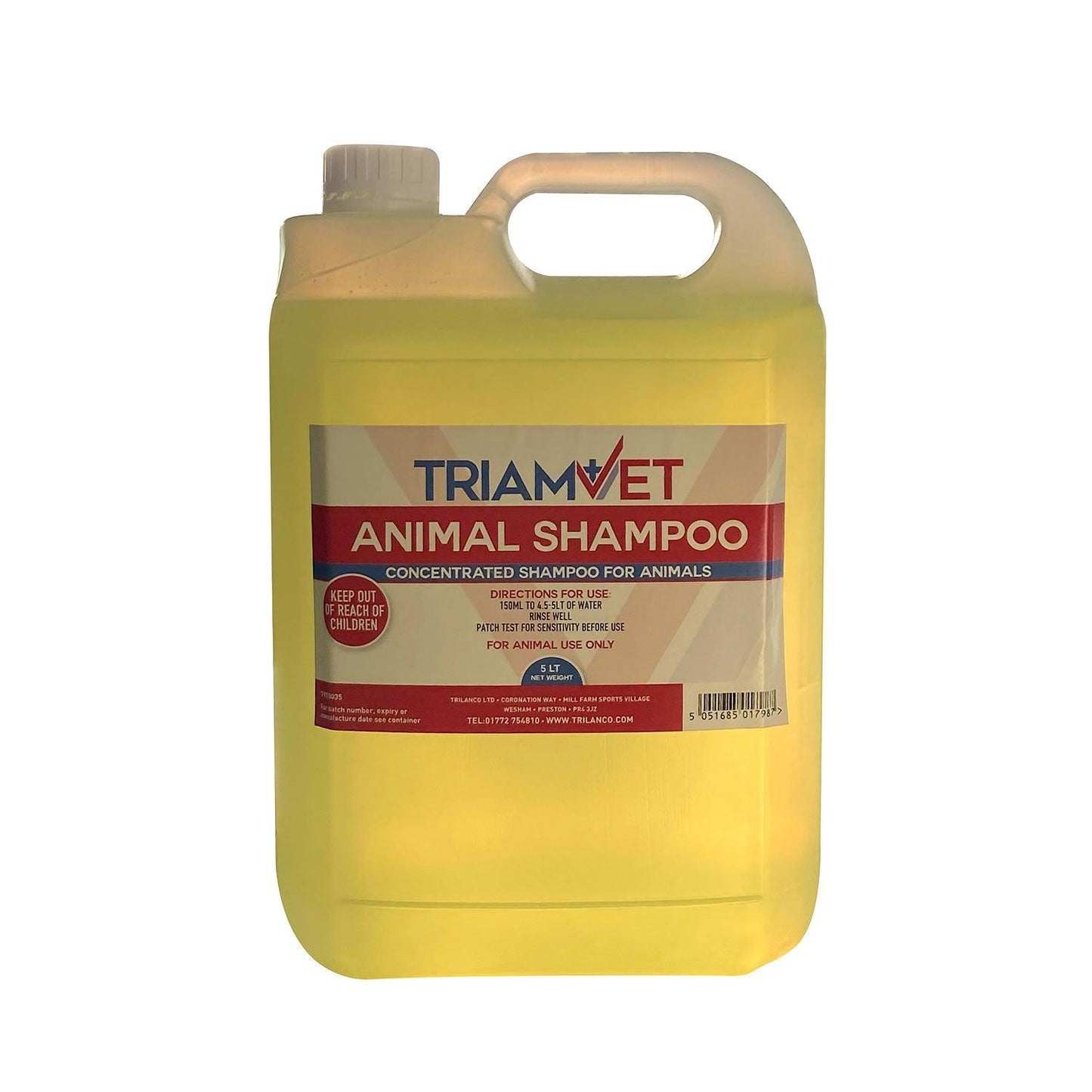 Triamvet Animal Shampoo 5Lt - Ormskirk Pets