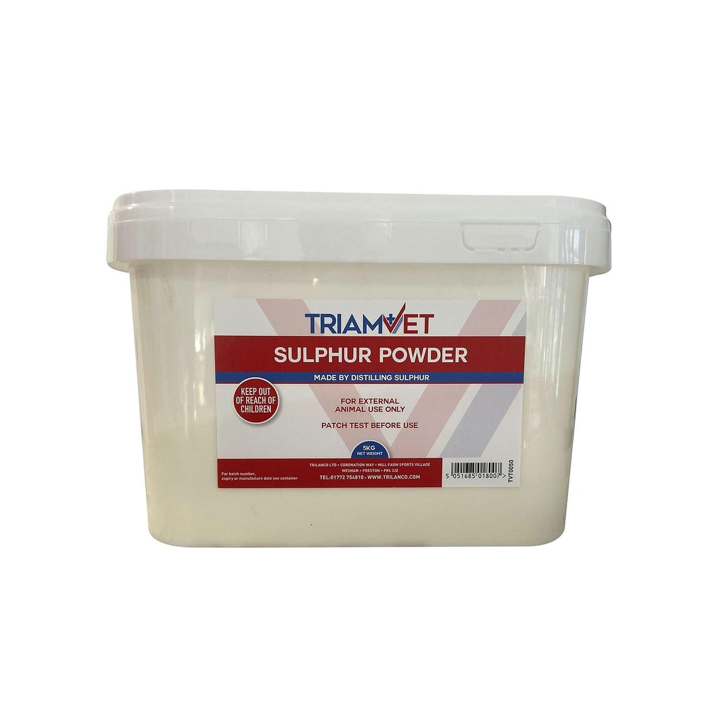 Triamvet Sulphur Powder 5kg - Ormskirk Pets