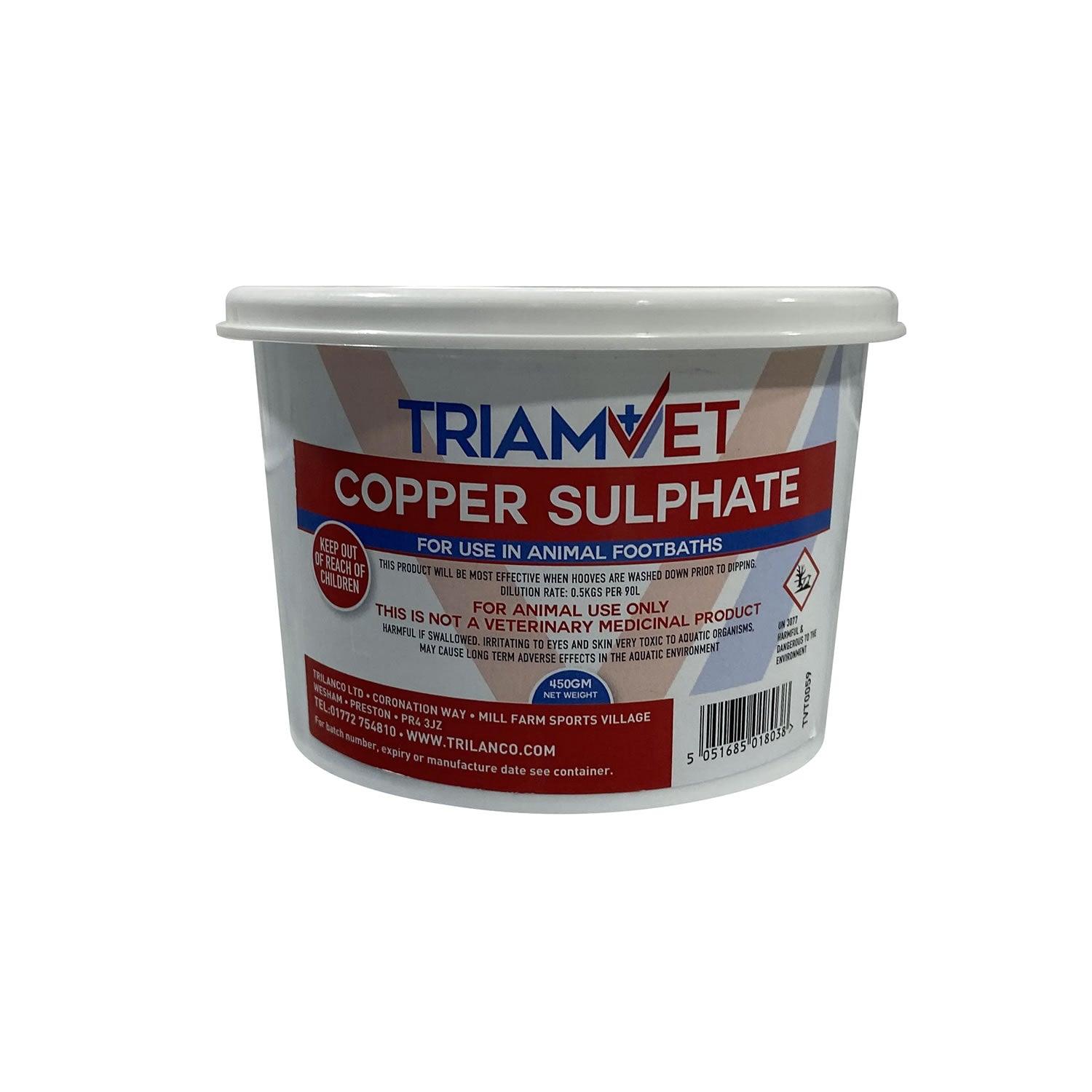 Triamvet Copper Sulphate 450g - Ormskirk Pets