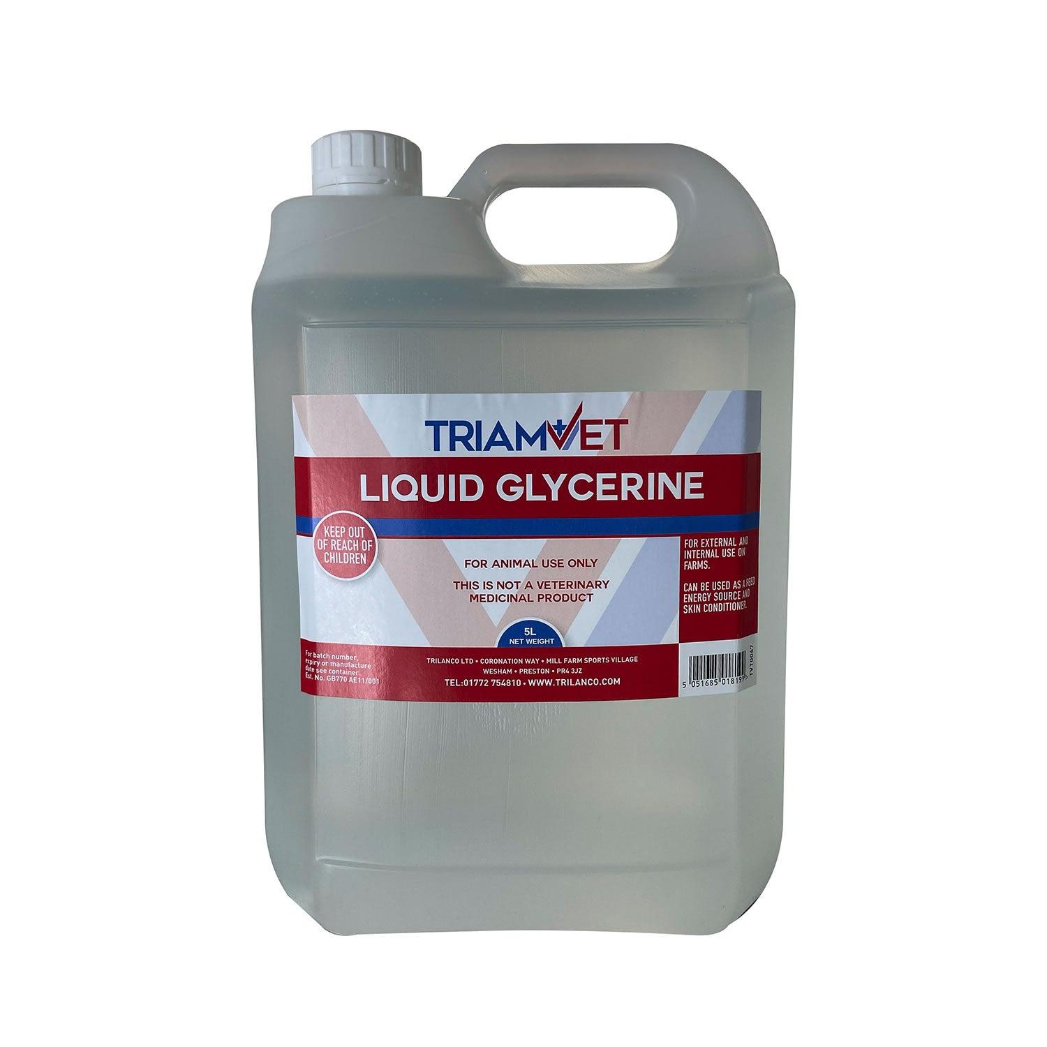 Triamvet Liquid Glycerine 5ltr - Ormskirk Pets