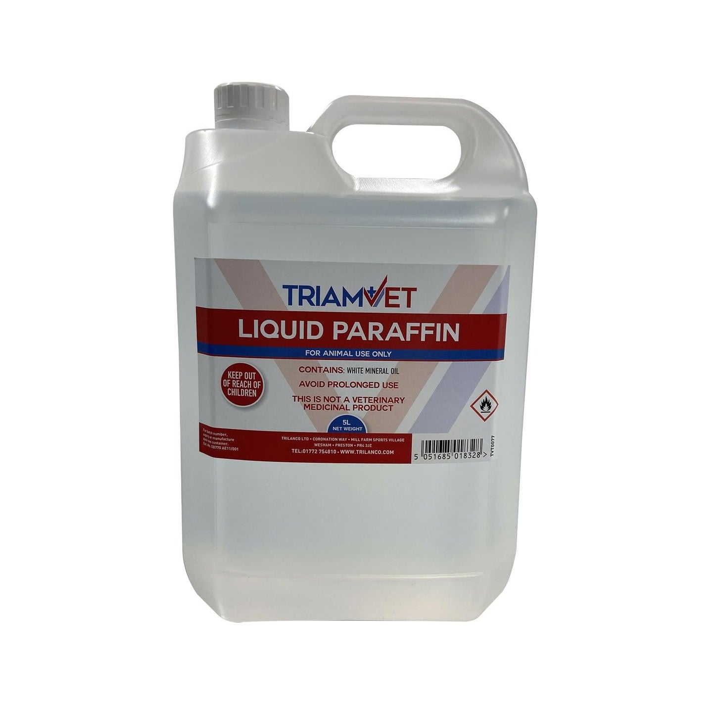 Triamvet Liquid Paraffin 5ltr - Ormskirk Pets