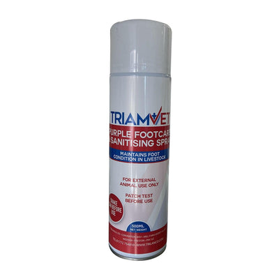 Triamvet Purple Footcare & Sanitising Spray 500ml - Ormskirk Pets