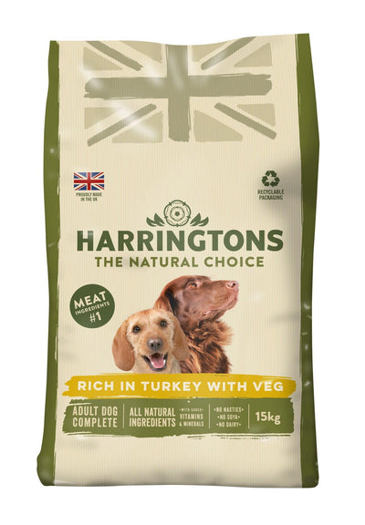 Harringtons Turkey & Veg, 15kg - Ormskirk Pets