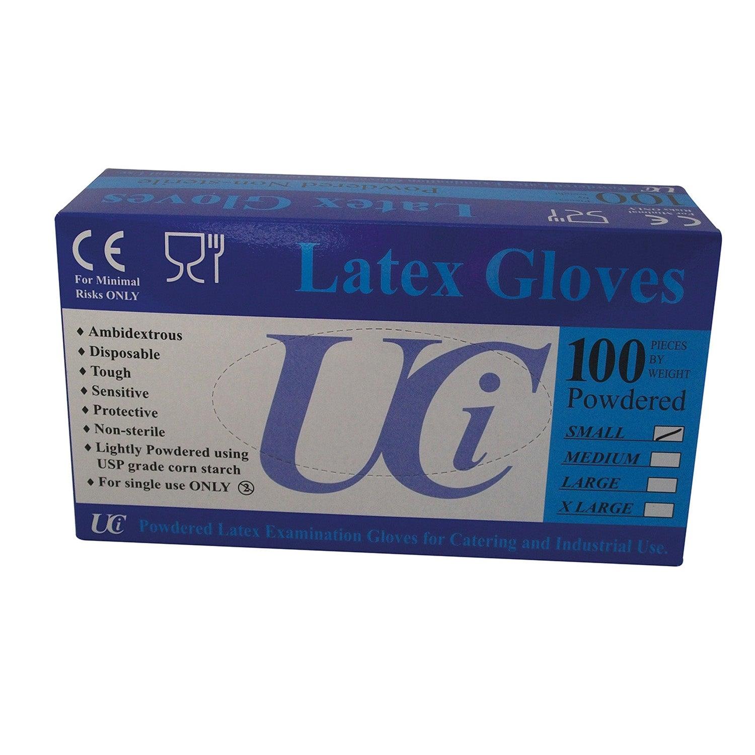 Gloves Latex Examination Xlarge X 100 Pack - Ormskirk Pets