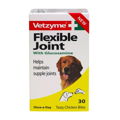 Vetzyme Flexible Joint With Glucosamine Tablets 30s - Ormskirk Pets