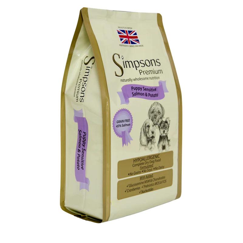 Simpsons Puppy Sensitive Salmon & Potato 12kg - Ormskirk Pets