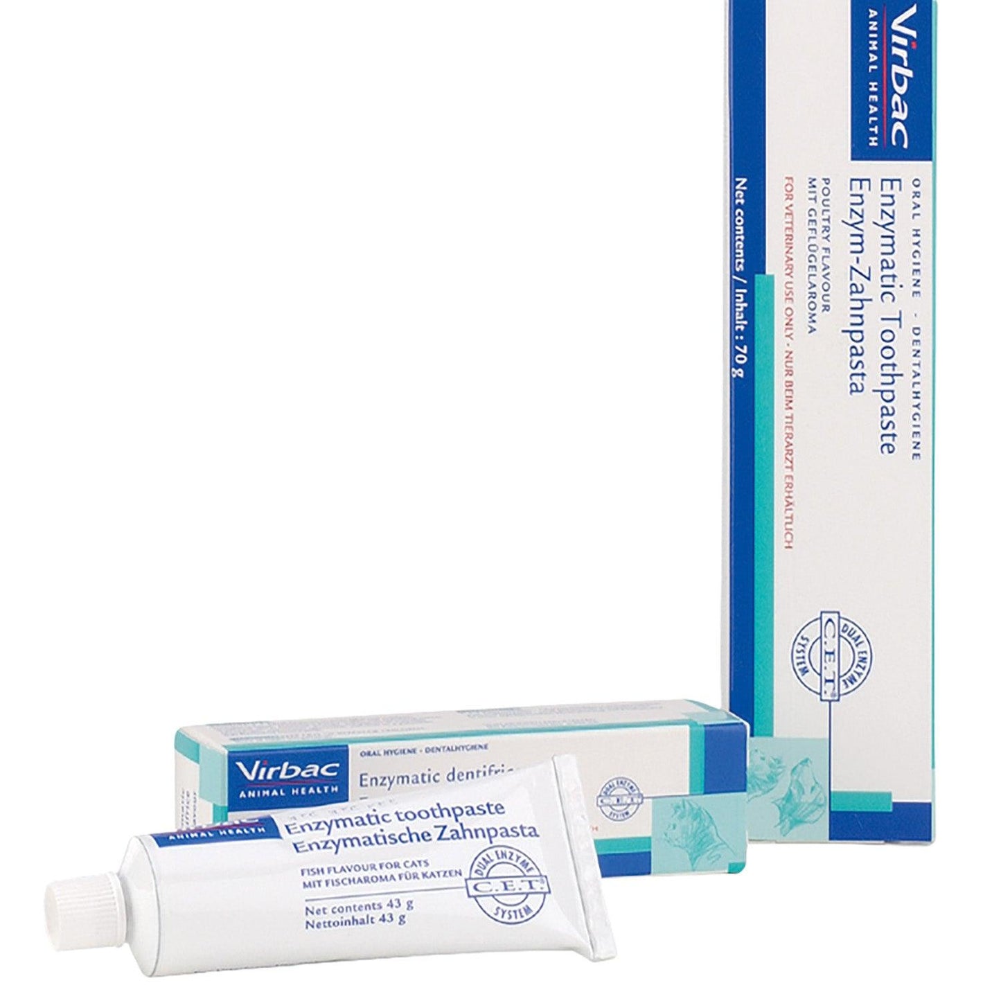 Virbac Enzymatic Toothpaste Fish Flavour 43G - Ormskirk Pets