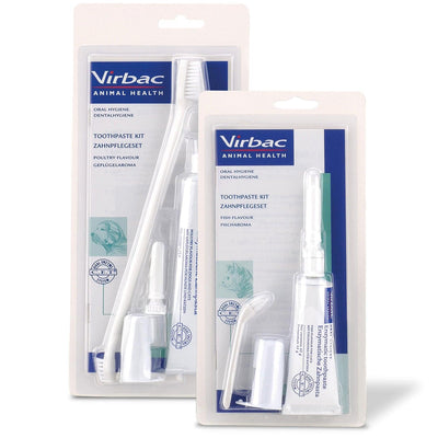 Virbac Toothpaste Kit For Dogs Poultry Flavour - Ormskirk Pets