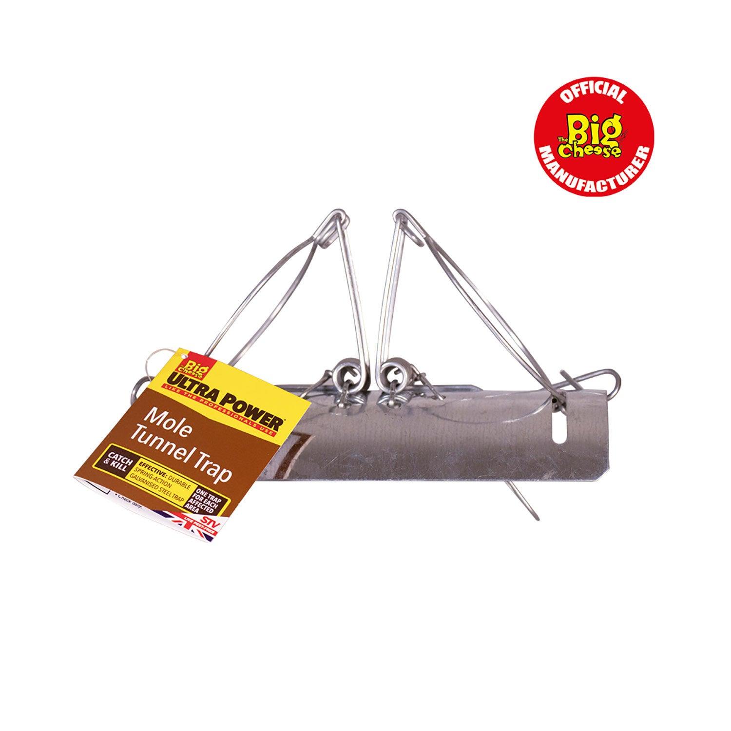 THE BIG CHEESE ULTRA POWER MOLE TUNNEL TRAP - Ormskirk Pets