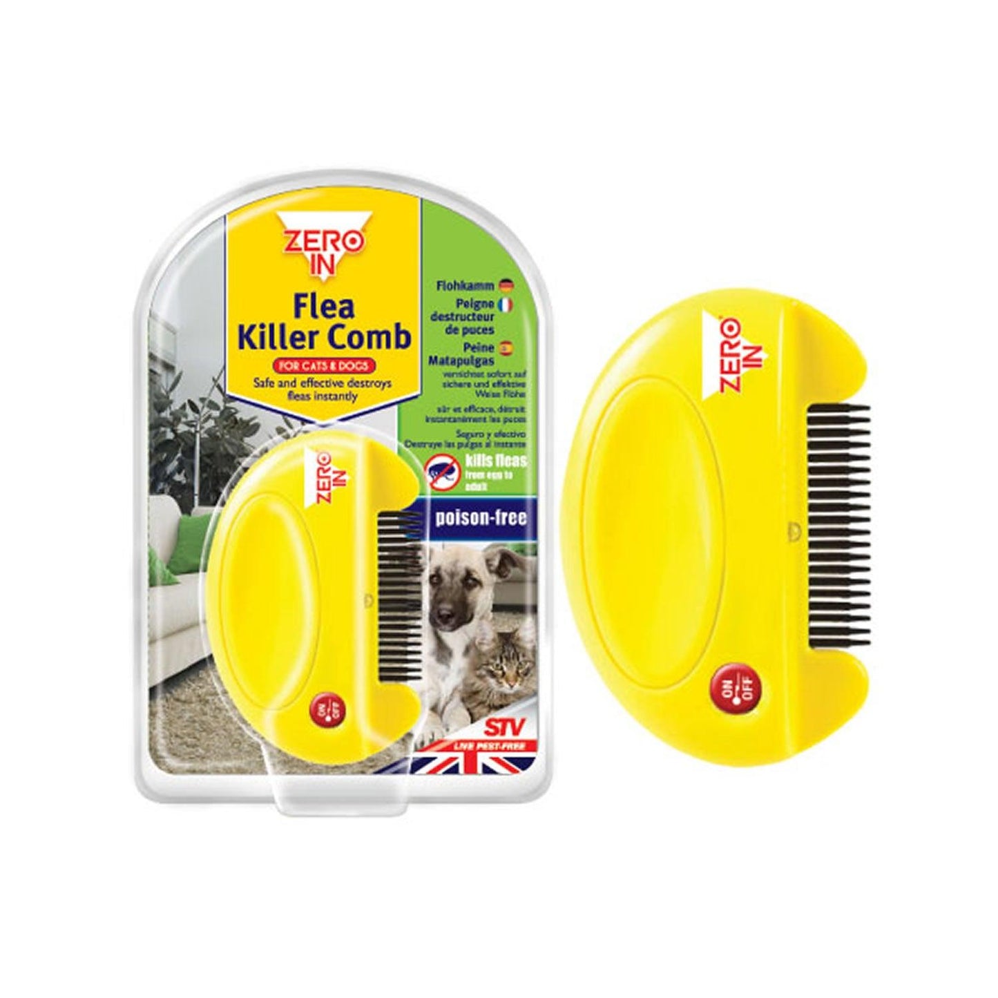 Zero In Flea Killer Comb - Ormskirk Pets