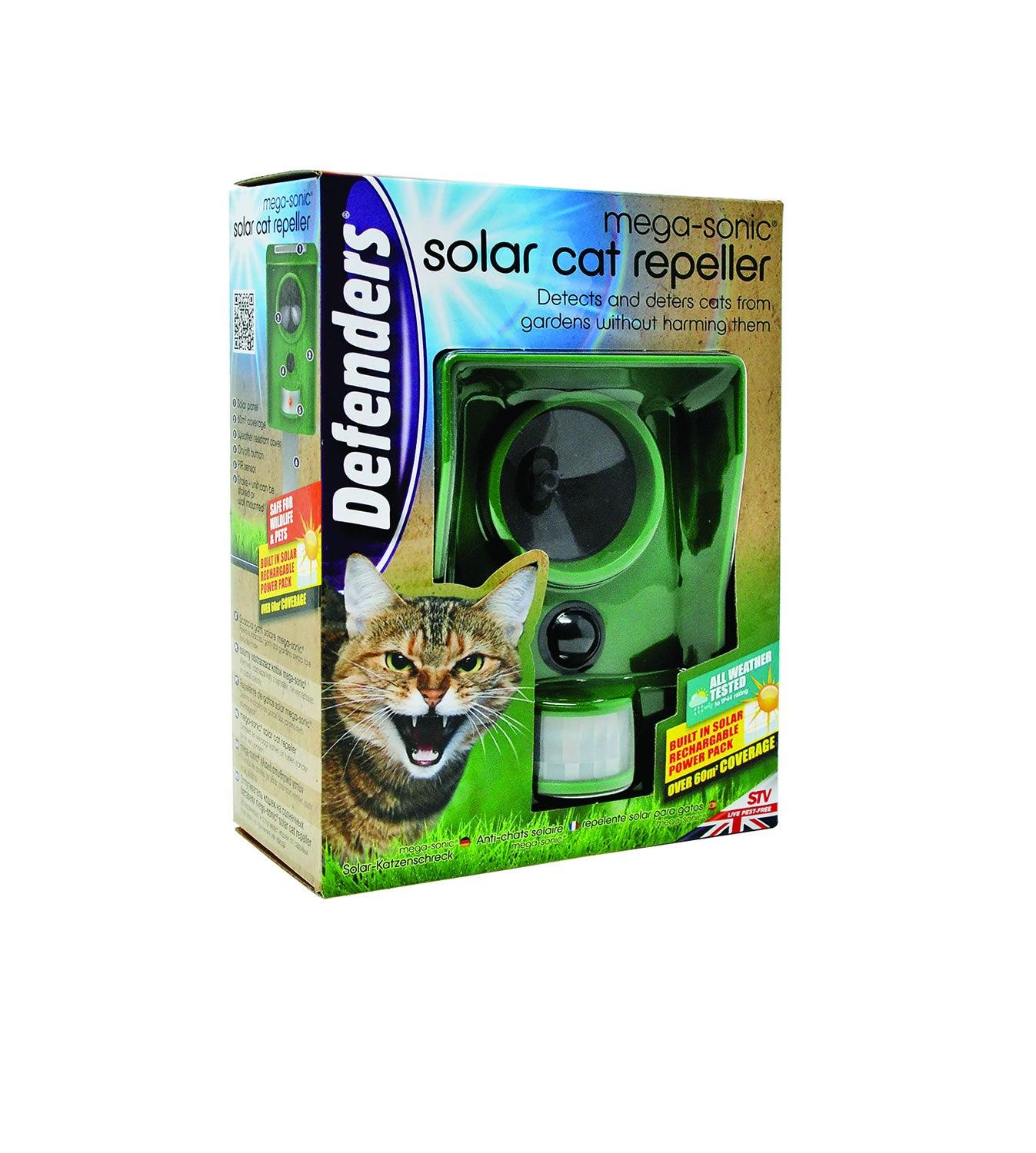 Defenders Mega-Sonic Solar Cat Repeller - Ormskirk Pets