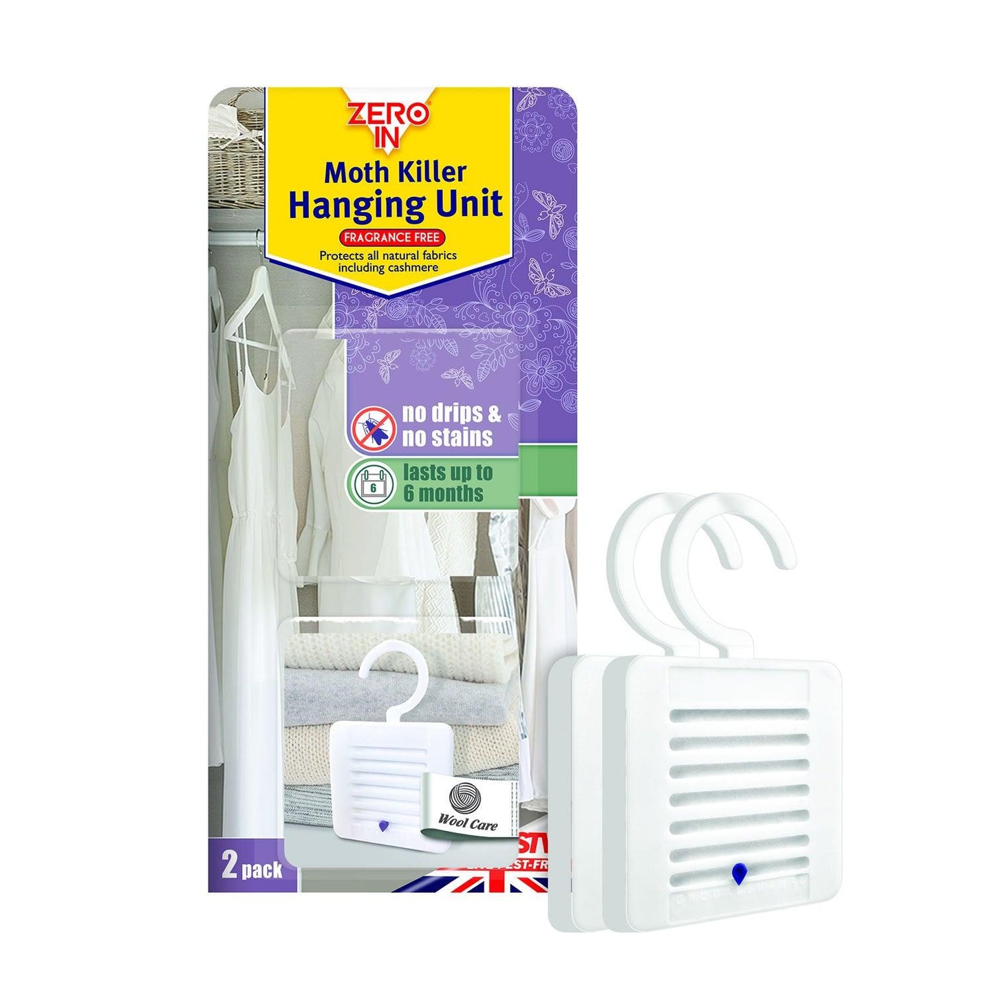 Zero In Moth Killer Hanging Unit Twin Pack - Ormskirk Pets