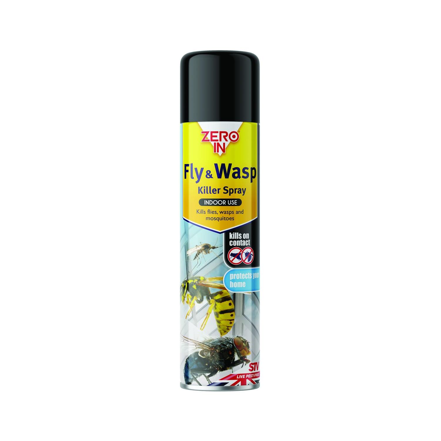 Zero In Fly & Wasp Killer Spray 300ml - Ormskirk Pets