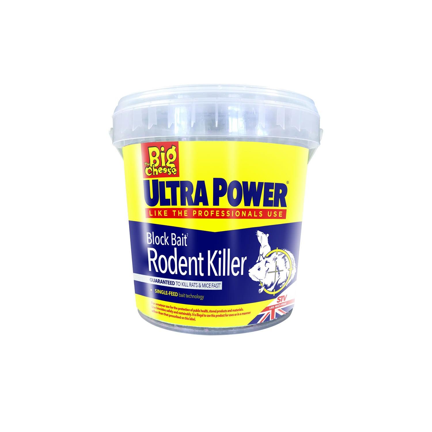 THE BIG CHEESE ULTRA POWER BLOCK BAIT RODENT KILLER - Ormskirk Pets