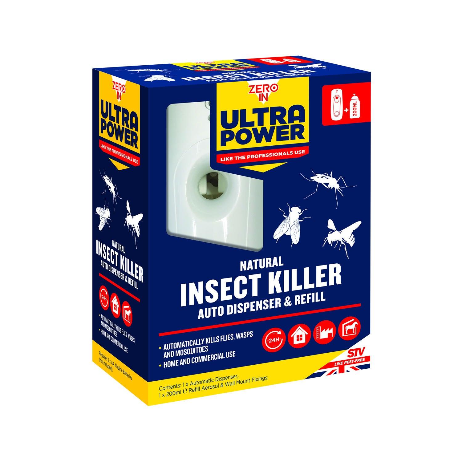 Zero In Ultra Power Flying Insect Killer Auto Dispenser & Refill - Ormskirk Pets