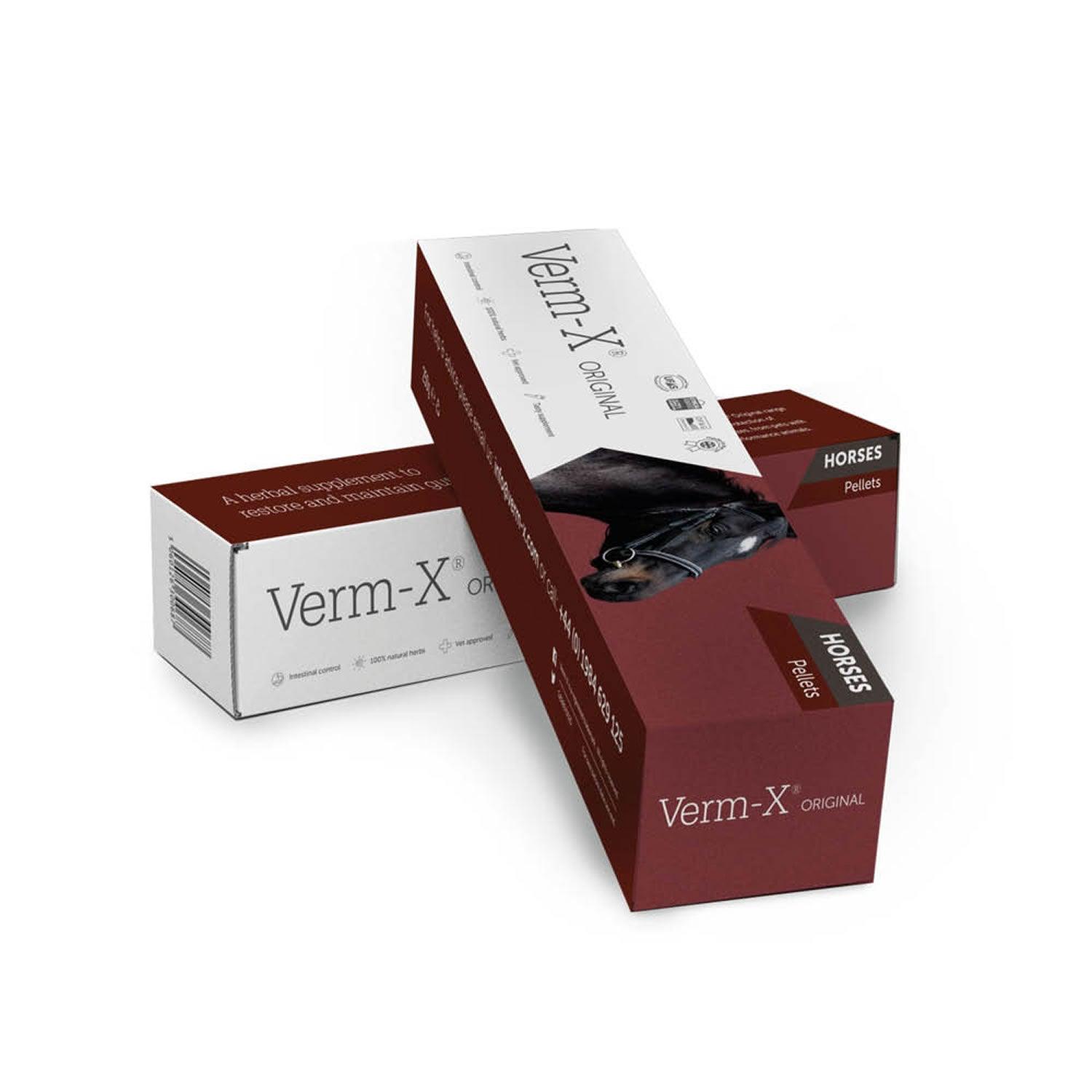 Verm-X Herbal Pellets For Horses & Ponies 12 X 250G Box - Ormskirk Pets