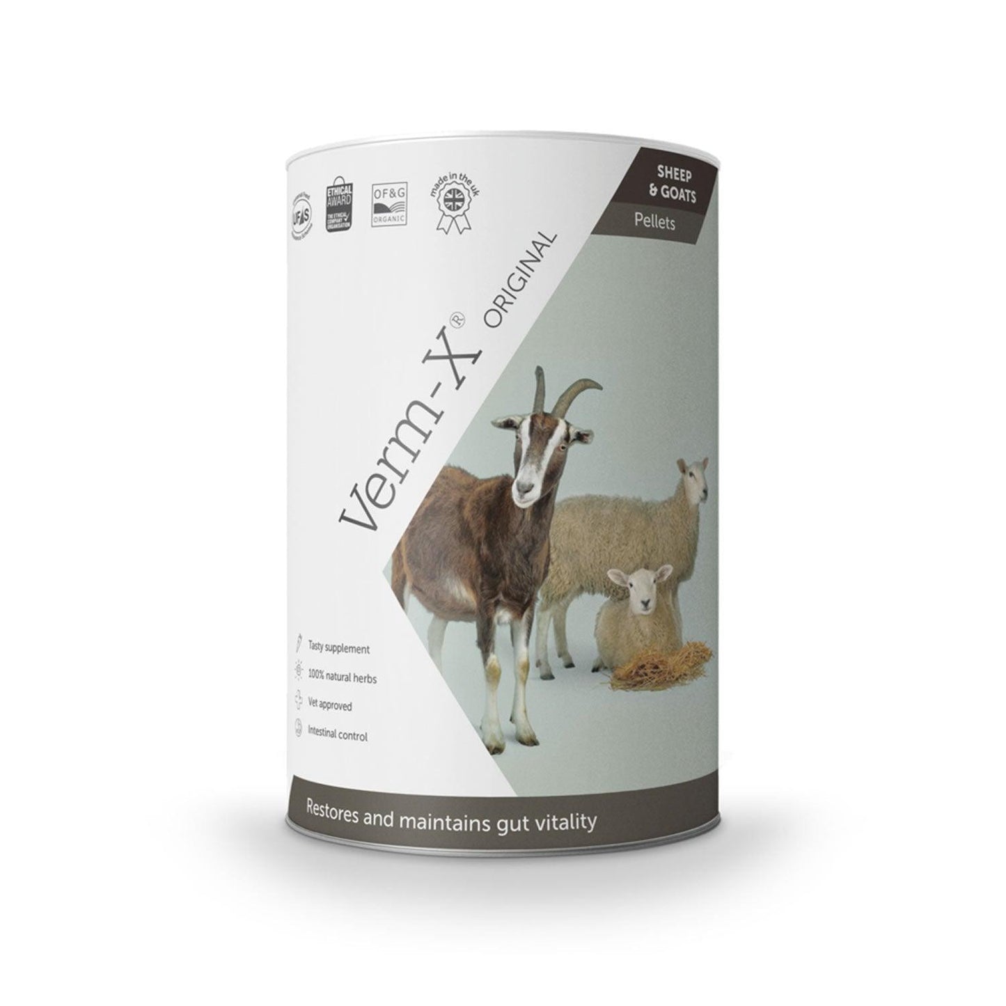 Verm-X Original Pellets For Sheep & Goats 750g Tube - Ormskirk Pets