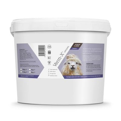 Verm-X Original Pellets For Alpacas & Llamas 4kg Pail - Ormskirk Pets