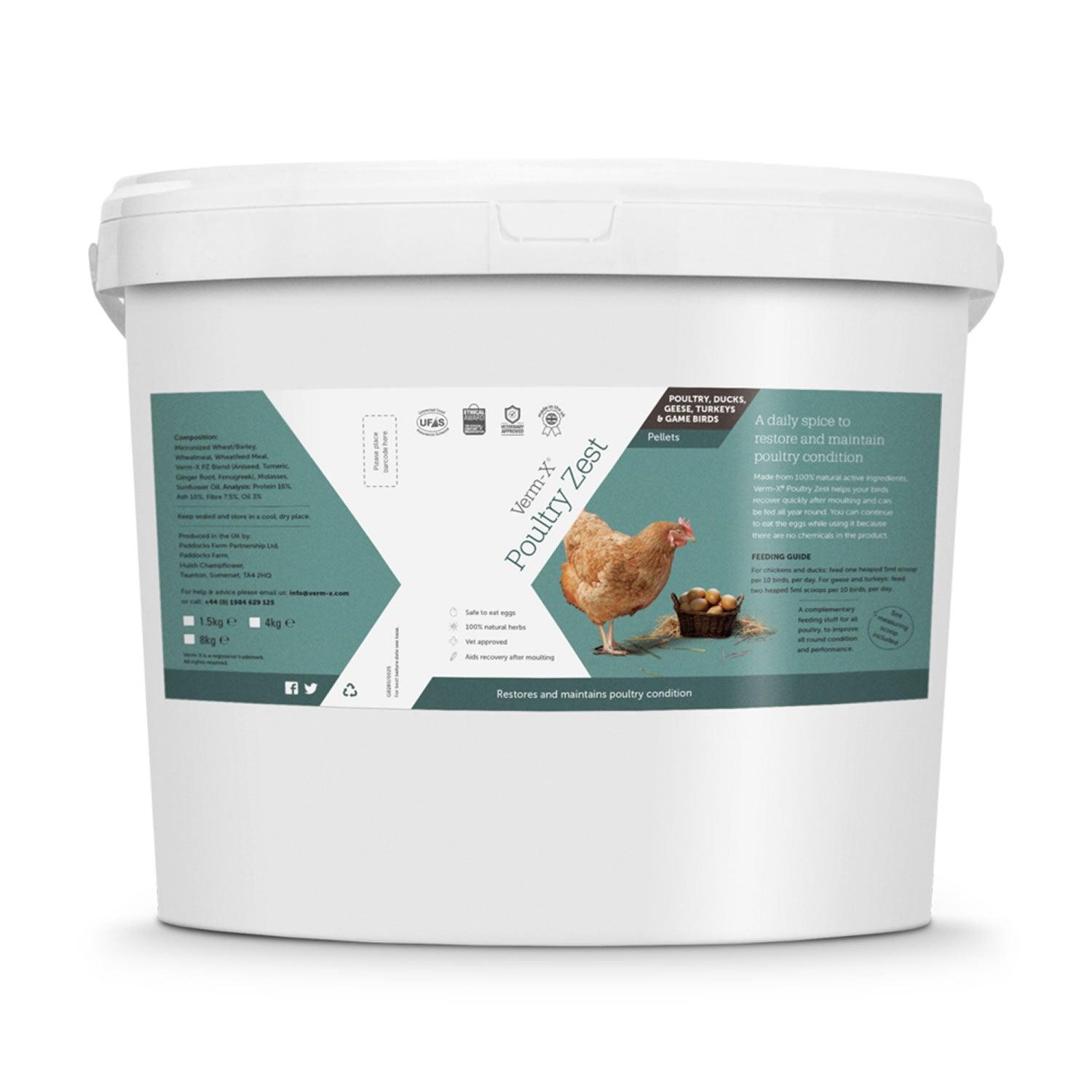 Verm-X Poultry Zest 4kg - Ormskirk Pets