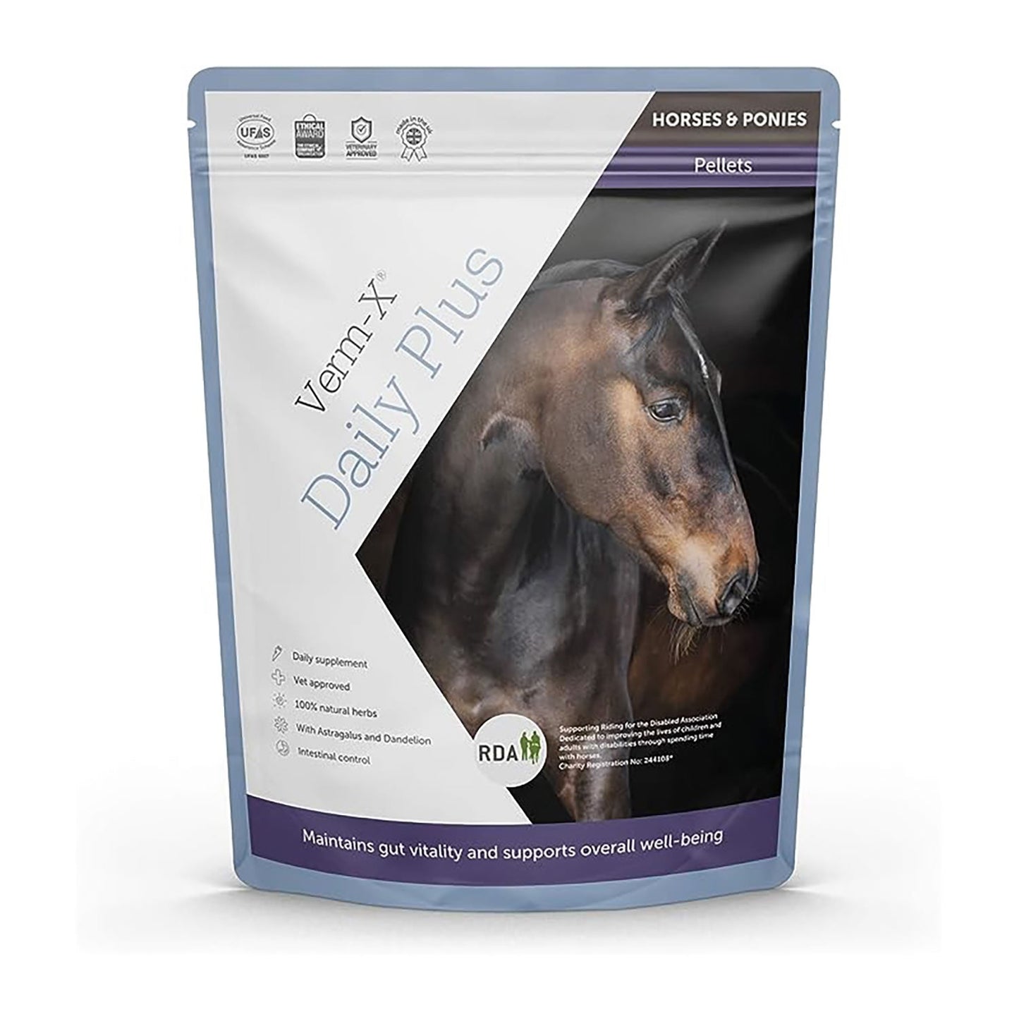 VERM-X DAILY PLUS FOR HORSES & PONIES  1.5  KG