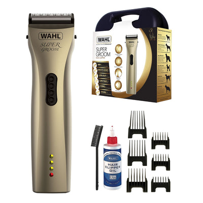 Wahl Super Groom Clipper Kit Gold