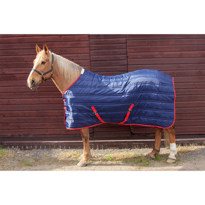 Whitaker Thomas Stable Rug 250Gm 5' 9" Navy/Red - Ormskirk Pets