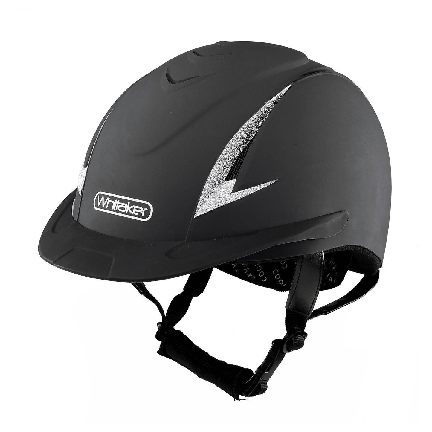 Whitaker Nrg Helmet Black/Silver Large (58-62Cm) - Ormskirk Pets