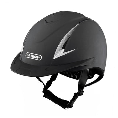 Whitaker Nrg Helmet Black/Silver Xsmall (48 - 52 Cm) - Ormskirk Pets