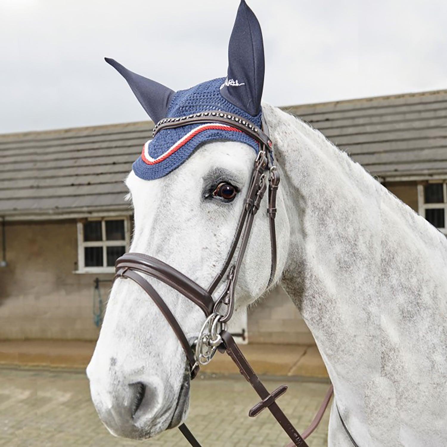 Whitaker Lynton Flash Bridle C/W Spare Browband Havana Pony - Ormskirk Pets