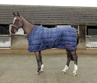 Whitaker Rastrick Stable Rug 200Gm Navy/Reflective 4' 9" - Ormskirk Pets